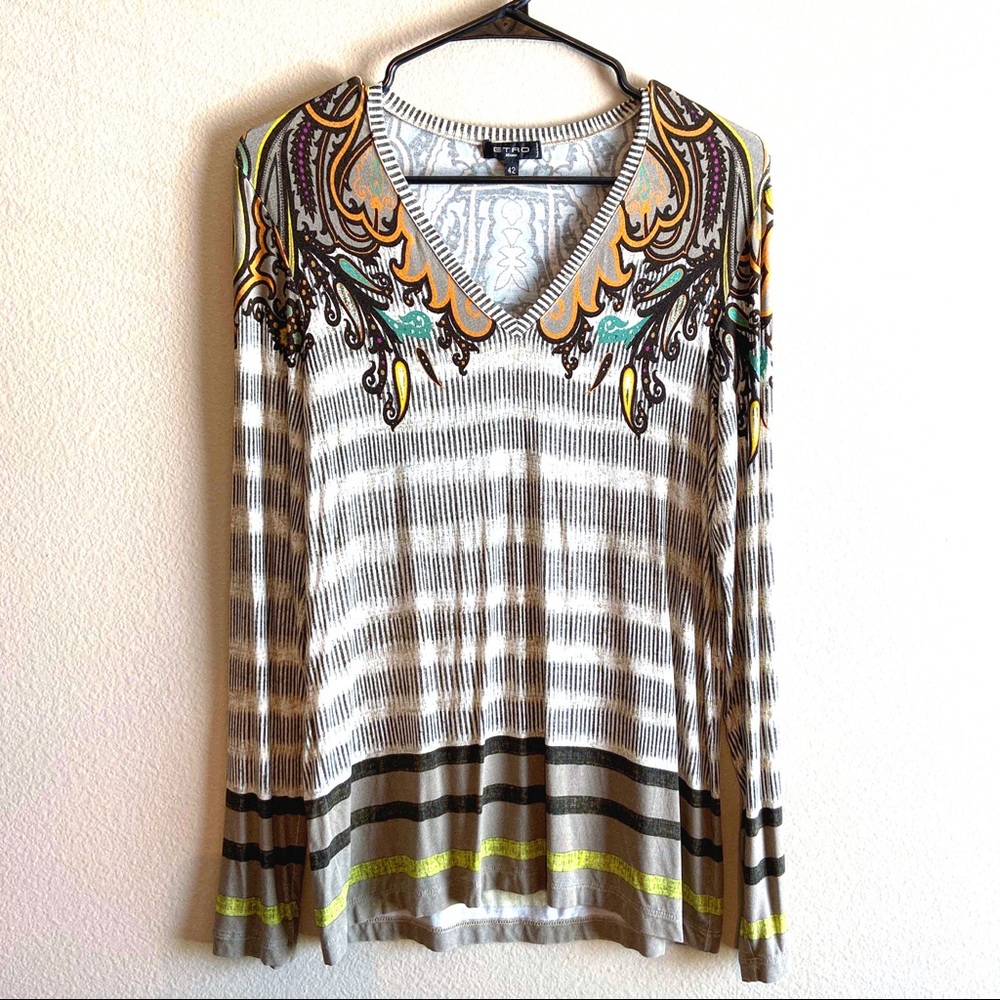 ETRO Long-sleeve Blouse Top